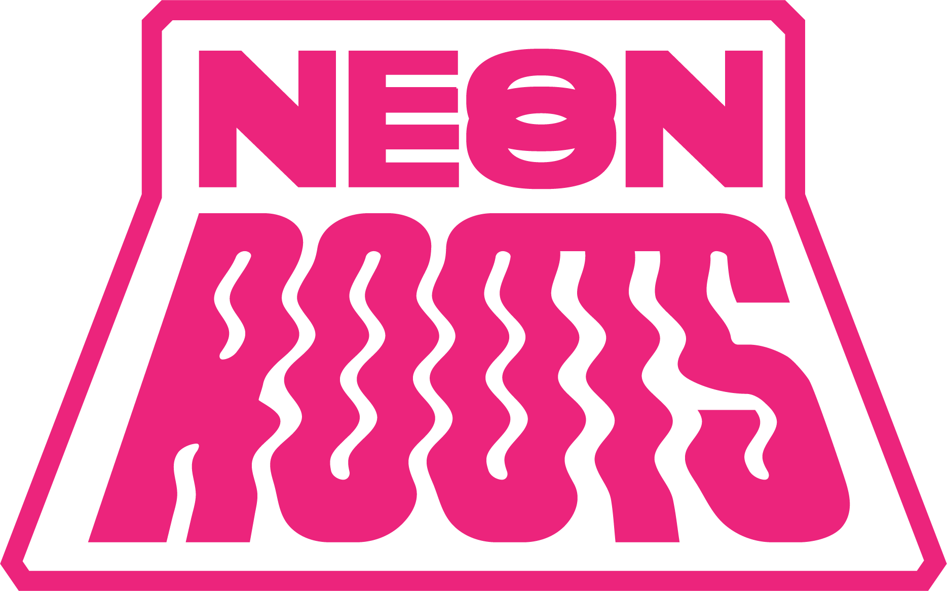 Neon Roots Logo Pink